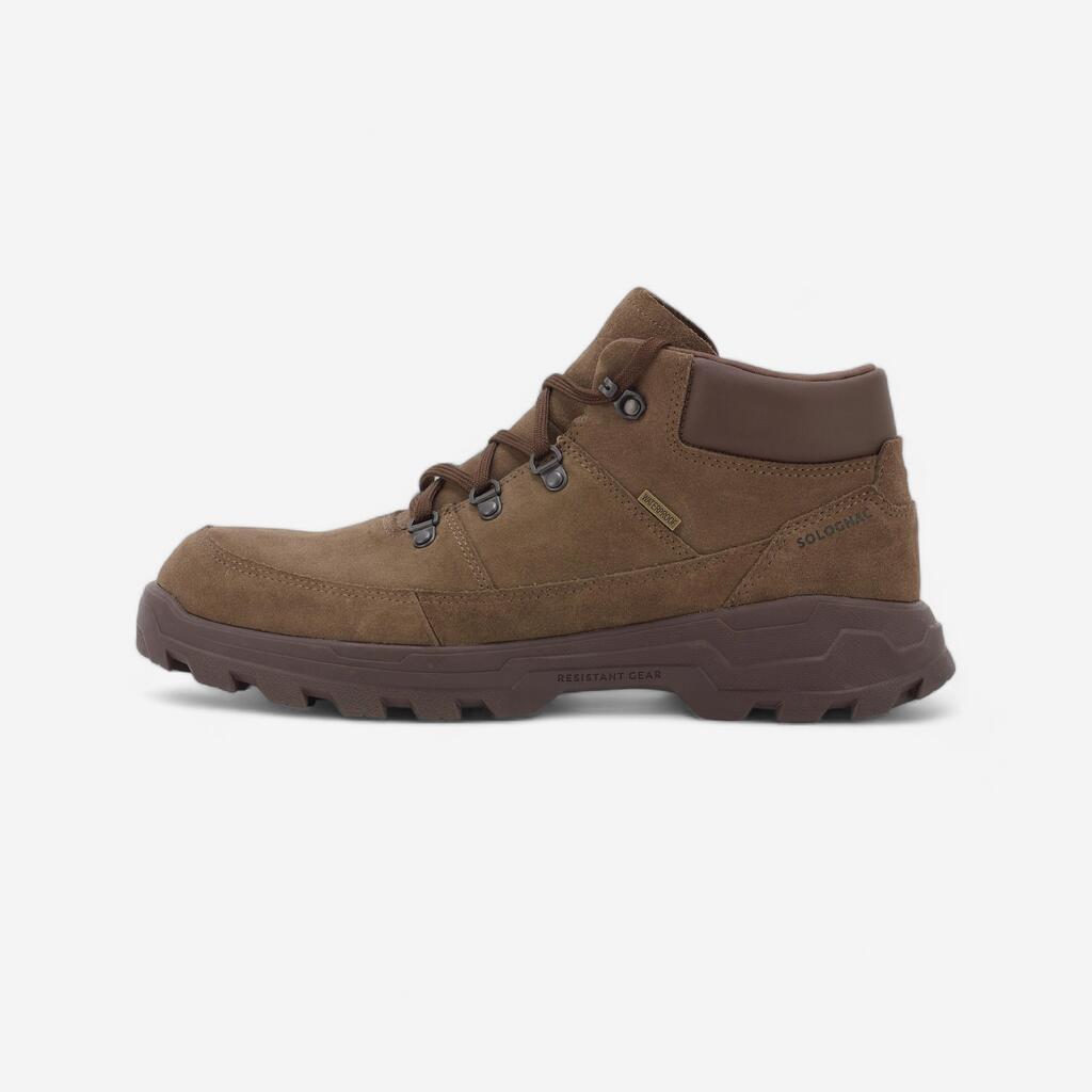 HUNTING WATERPROOF BOOTS CROSSHUNT 110 HERITAGE - BROWN